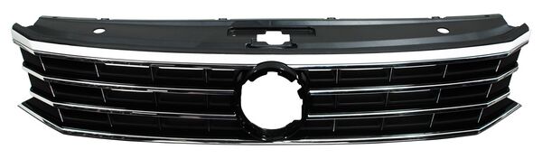 Parrilla para Volkswagen Passat 2016, 2017, 2018, 2019 - Filo Superior Plata
