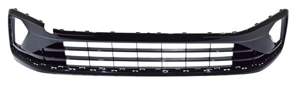 Parrilla para Volkswagen Virtus 2023, 2024, 2025 De Fascia Centro Lisa Sin Moldura Cromado