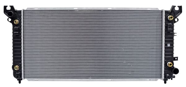 Radiador para Silverado 2014, 2015, 2016, 2017, 2018 V6 4.3 V8, 5.3, 6.2 Litros, Automatico Con/ Sin Aire Acondicionado Doble Enfriador De Aceite 34X16 6/7X22Mm - de Aluminio