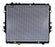 Radiador para Hilux 2016, 2017, 2018, 2019, 2020, 2021, 2022, 2023, 2024, 2025, 2026 Automatico Diesel - de Aluminio
