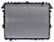 Radiador para Hilux 2006, 2007, 2008, 2009, 2010, 2011, 2012, 2013, 2014, 2015 L4 2.7 Litros, Estandar Con Aire Acondicionado 2019 2/3X25 1/2X26Mm - de Aluminio