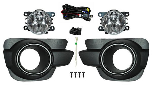 Faro Niebla para Renault Kwid 2019, 2020, 2021, 2022 - Con Parrilla Negra Juego
