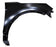 Salpicadera para Ford Explorer 2016, 2017, 2018, 2019 - Con Hoyo Mold Derecho