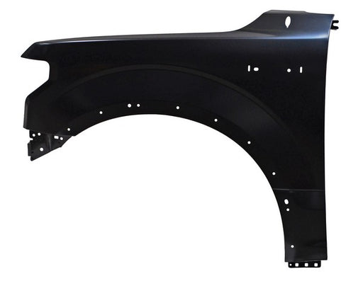 Salpicadera para Camioneta Ford 2015, 2016, 2017, 2018, 2019, 2020 - Con Hoyos para Moldura Lateral - de Aluminio, Izquierdo