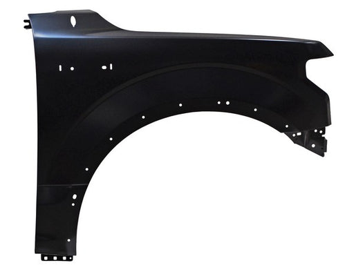 Salpicadera para Camioneta Ford 2015, 2016, 2017, 2018, 2019, 2020 - Con Hoyos para Moldura Lateral - de Aluminio, Derecho