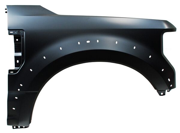 Salpicadera para Ford Super Duty 2017, 2018, 2019, 2020, 2021, 2022 F450 Con Hoyos para Moldura - de Metal Derecho