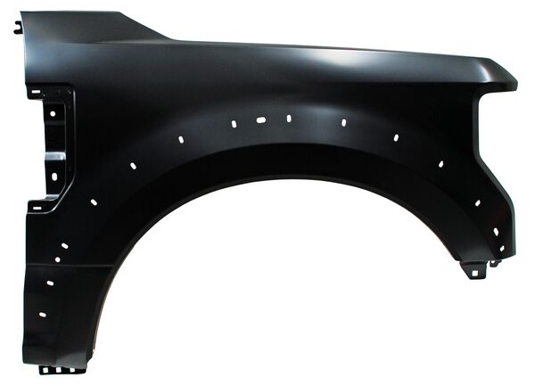 Salpicadera para Ford Super Duty 2017, 2018, 2019, 2020, 2021, 2022 F450 Con Hoyos para Moldura, Aluminio, Derecha
