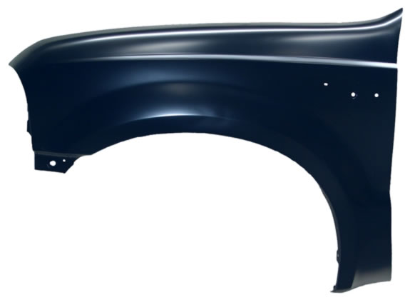 Salpicadera para Ford Super Duty 1999, 2000, 2001, 2002, 2003, 2004, 2005, 2006, 2007 & Excursion 2000, 2001, 2002, 2003, 2004, 2005, 2006, 2007 Sin Hoyos para Moldura Lateral Izquierdo