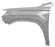 Salpicadera para MG RX8 2022, 2023, 2024 - Izquierdo