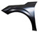 Salpicadera para Peugeot 208 2022, 2023, 2024 - Sin Hoyos para Moldura Izquierdo