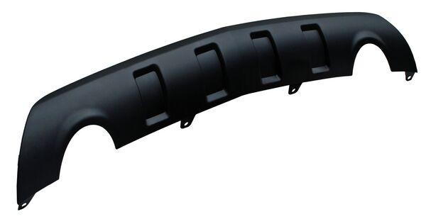 Spoiler para Chevrolet Captiva 2008, 2009, 2010, 2011, 2012, 2013, 2014, 2015 Lt para 2 Escapes Trasero