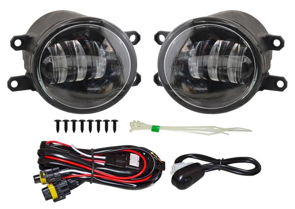 Juego de Faros Niebla Corolla & Highlander 2014-2016 / Tacoma 2016-2023 / Tundra 2014-2016 / Yaris 2017-2019 (Con Base, Led)