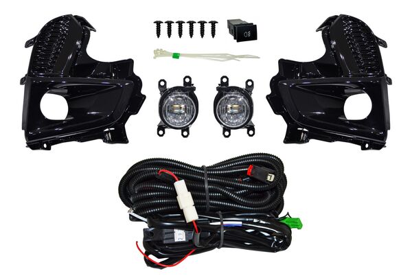 Faro Niebla para Toyota Yaris 2024 (5 Puertas) LEDS Con Parrilla Juego