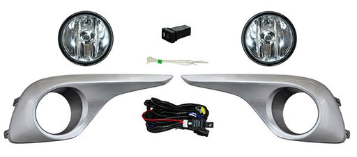 Faro Niebla para Toyota Highlander 2011, 2012, 2013 - Con Parrilla Plata Juego