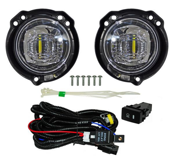 Faro Niebla Avanza 2012, 2013, 2014, 2015 Con Base, Led (Juego)