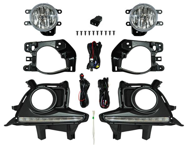 Faro Niebla para Toyota Highlander 2014, 2015 - Con Parrilla con LED, Juego