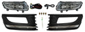 Faro Niebla para Vento 2016, 2017, 2018, 2019, 2020 Linea Anterior con Parrilla Con Moldura Cromada Juego